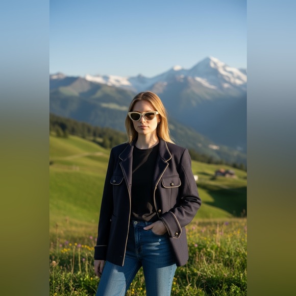 Tommy Hilfiger Jackets & Blazers - Tommy Hilfiger Navy Blue Women's Jacket